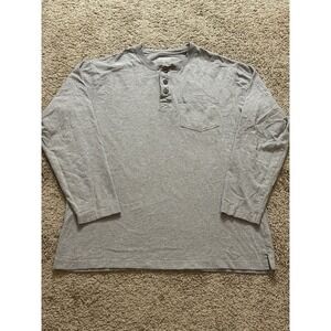 Men's Duluth Trading Co. 1/4 Button Long Sleeve Shirt - Medium